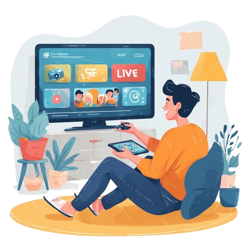 Premium services IPTV with HD & 4K streaming, live TV channels, movies, sports, and stable servers for smooth entertainment experience